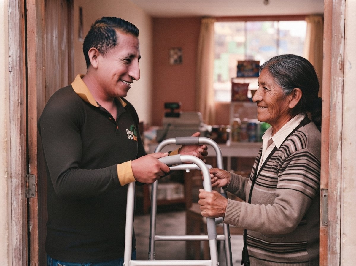Recojo de aparatos ortopédicos donados