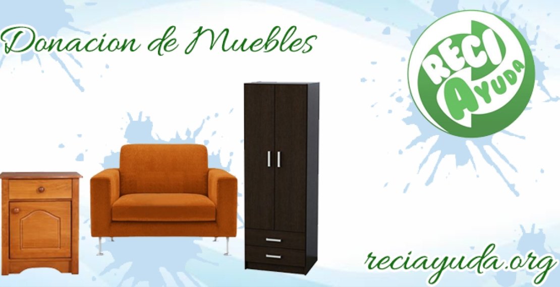 ▷ Donación de Muebles